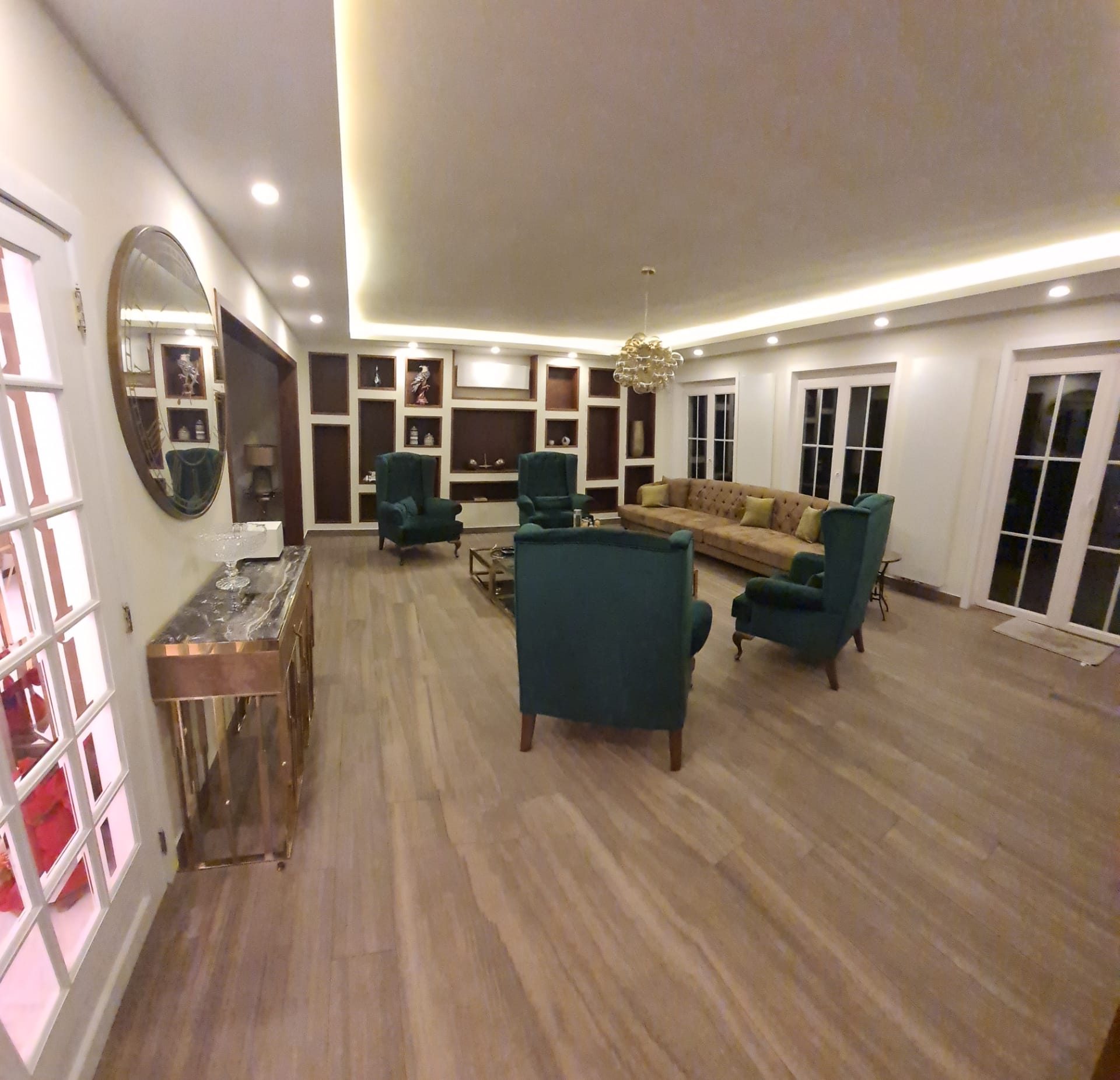 Villa à Waterloo – Juillet 2020 – salon vue angle